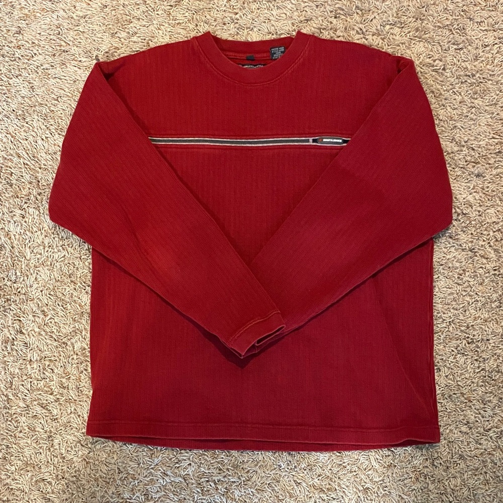 Classic 90s Red Crewneck Sweater